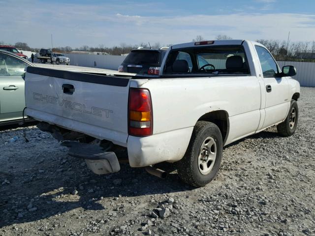 1GCEC14W31Z183473 - 2001 CHEVROLET SILVERADO WHITE photo 4