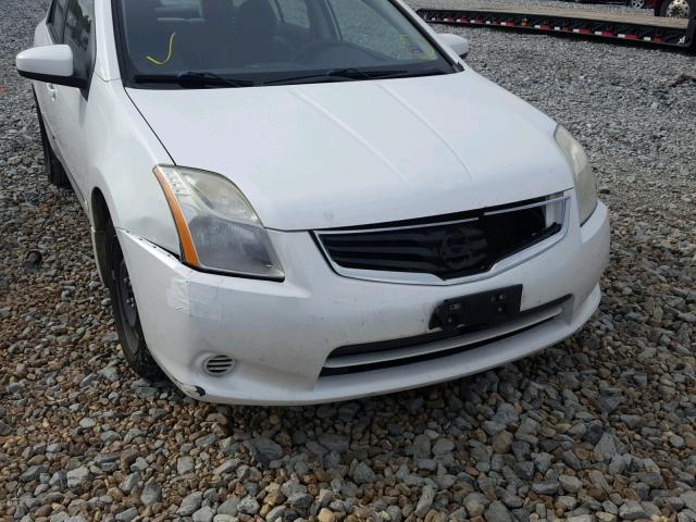 3N1AB6AP1AL710416 - 2010 NISSAN SENTRA 2.0 WHITE photo 9