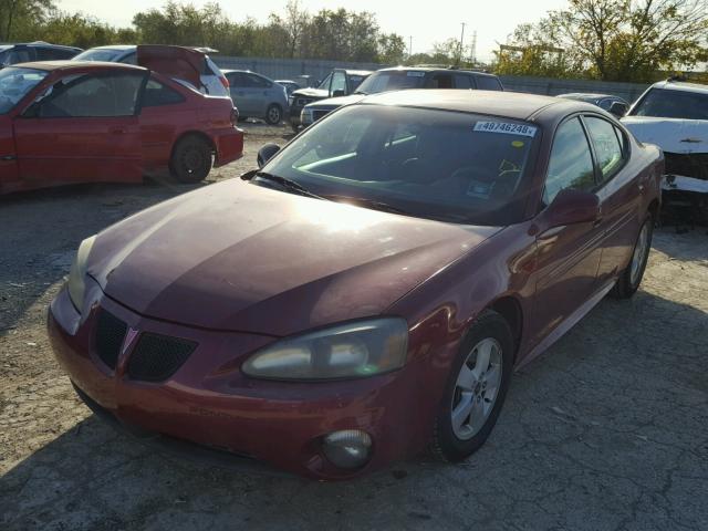 2G2WP522451151439 - 2005 PONTIAC GRAND PRIX MAROON photo 2