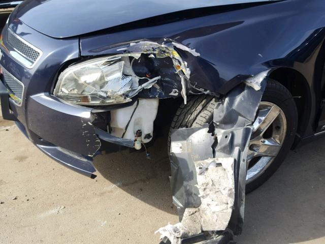 1G1ZH57B194193455 - 2009 CHEVROLET MALIBU 1LT BLUE photo 9