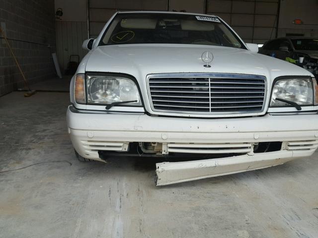 WDBGA57G5VA368721 - 1997 MERCEDES-BENZ S 600 WHITE photo 9