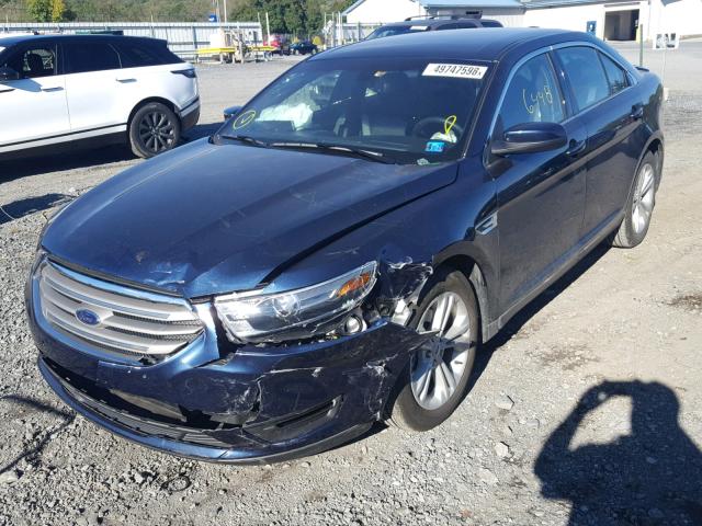 1FAHP2E87GG130910 - 2016 FORD TAURUS SEL BLUE photo 2