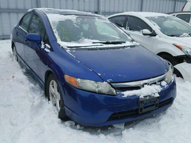 2HGFA16856H023550 - 2006 HONDA CIVIC EX BLUE photo 1