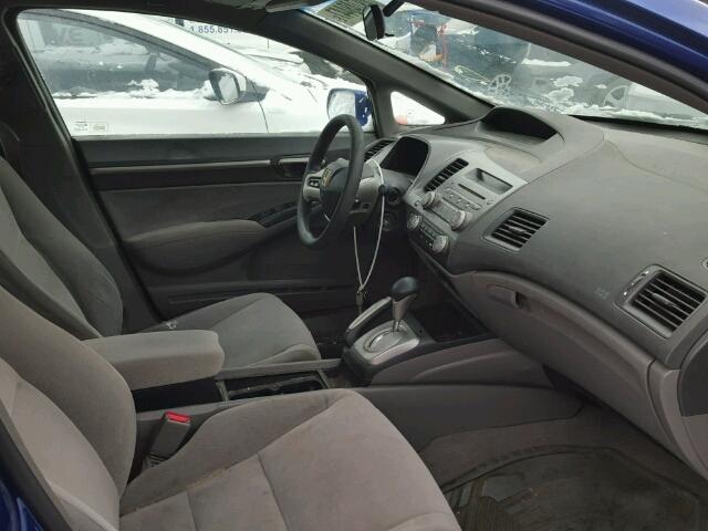 2HGFA16856H023550 - 2006 HONDA CIVIC EX BLUE photo 5
