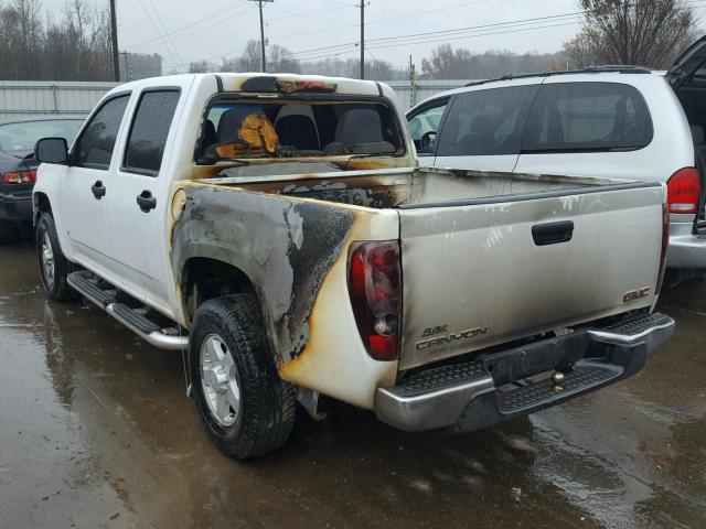 1GTDT136568324957 - 2006 GMC CANYON WHITE photo 3