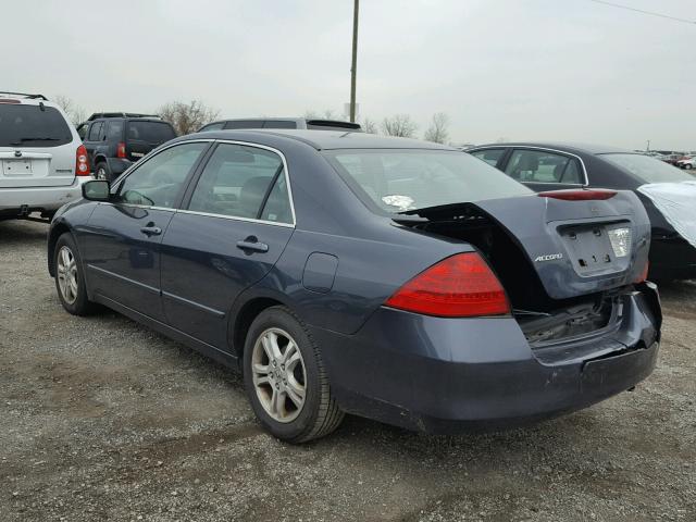 1HGCM56396A122487 - 2006 HONDA ACCORD SE GRAY photo 3