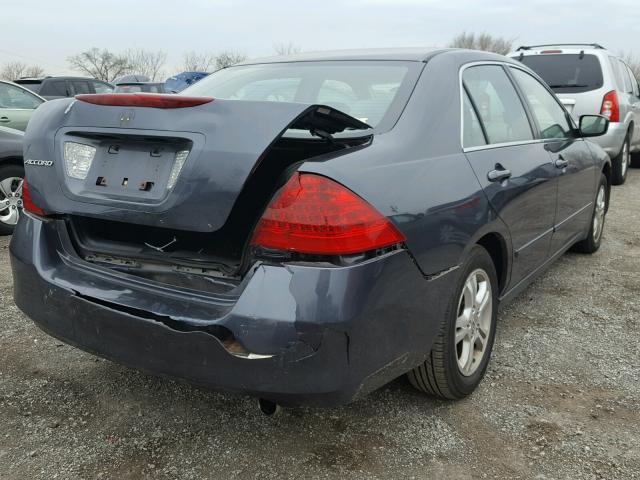 1HGCM56396A122487 - 2006 HONDA ACCORD SE GRAY photo 4