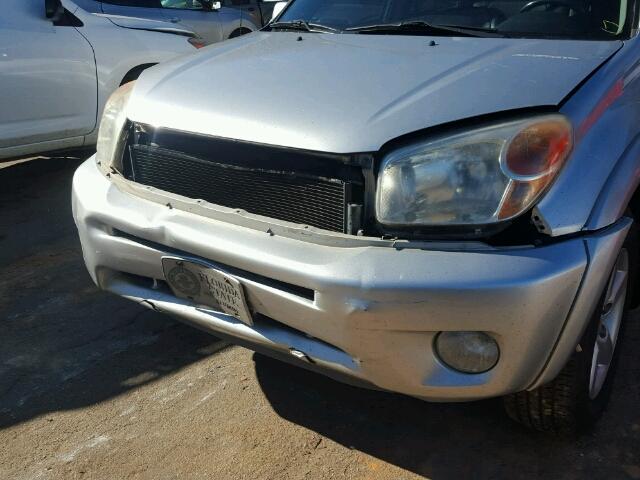 JTEHD20VX50047523 - 2005 TOYOTA RAV4 SILVER photo 9