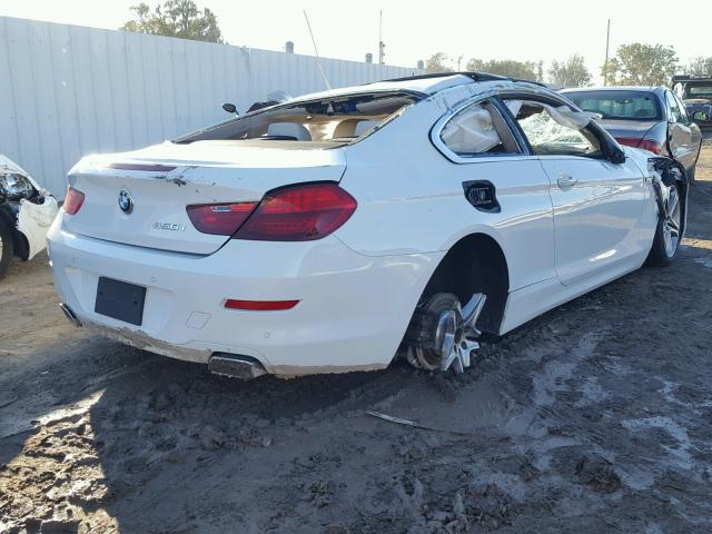 WBAYM9C53DDW20002 - 2013 BMW 650 I WHITE photo 4