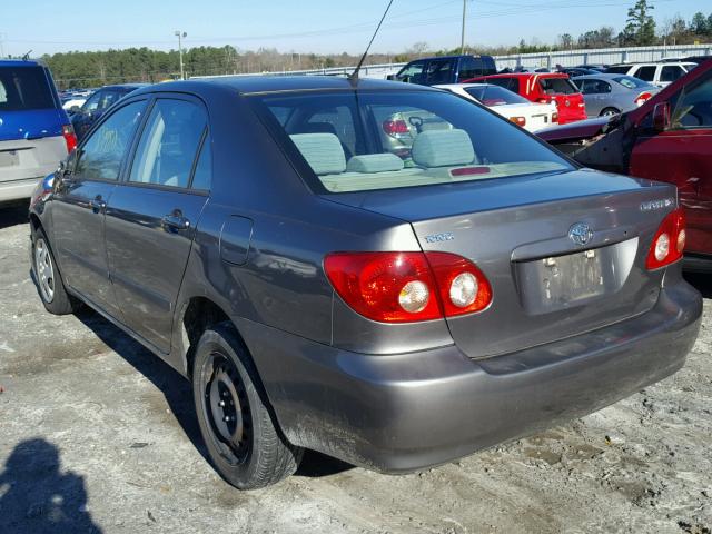 1NXBR32EX8Z005246 - 2008 TOYOTA COROLLA CE GRAY photo 3