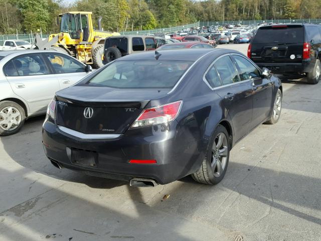 19UUA9F50CA002224 - 2012 ACURA TL GRAY photo 4