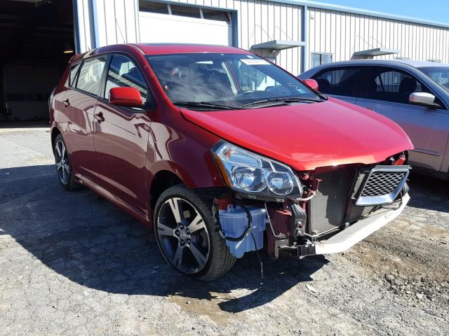 5Y2SR67039Z473150 - 2009 PONTIAC VIBE GT RED photo 1