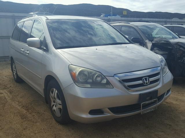 5FNRL38625B115426 - 2005 HONDA ODYSSEY EX SILVER photo 1