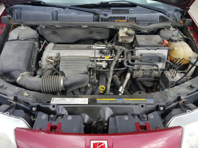 1G8AJ52F04Z186537 - 2004 SATURN ION LEVEL MAROON photo 7