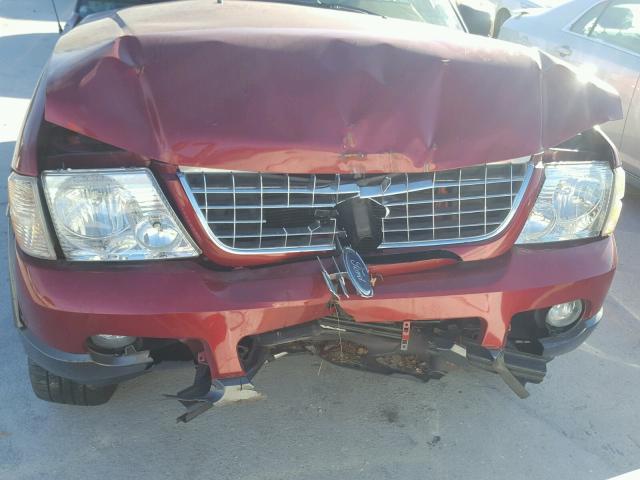 1FMZU73E44UB88575 - 2004 FORD EXPLORER X MAROON photo 7