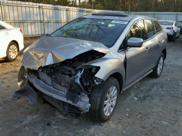 JM3ER2W59A0326785 - 2010 MAZDA CX-7 SILVER photo 2