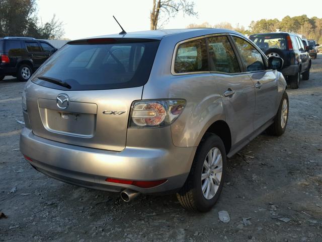 JM3ER2W59A0326785 - 2010 MAZDA CX-7 SILVER photo 4