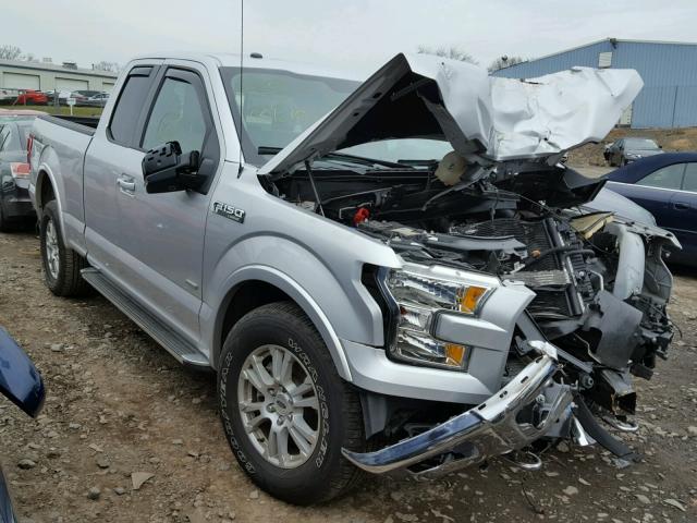 1FTEX1EP1GFB80531 - 2016 FORD F150 SUPER SILVER photo 1