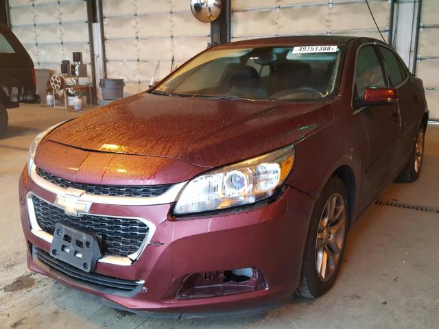 1G11C5SL5FF330957 - 2015 CHEVROLET MALIBU 1LT MAROON photo 2