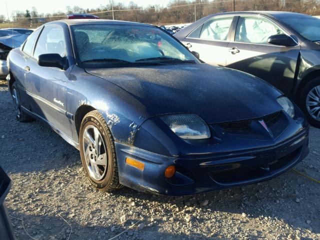 1G2JB12F527487734 - 2002 PONTIAC SUNFIRE SE BLUE photo 1