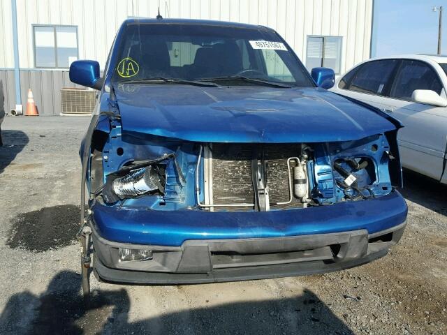 1GCDSCFE1B8131555 - 2011 CHEVROLET COLORADO L BLUE photo 10