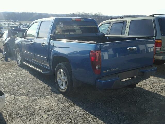 1GCDSCFE1B8131555 - 2011 CHEVROLET COLORADO L BLUE photo 3