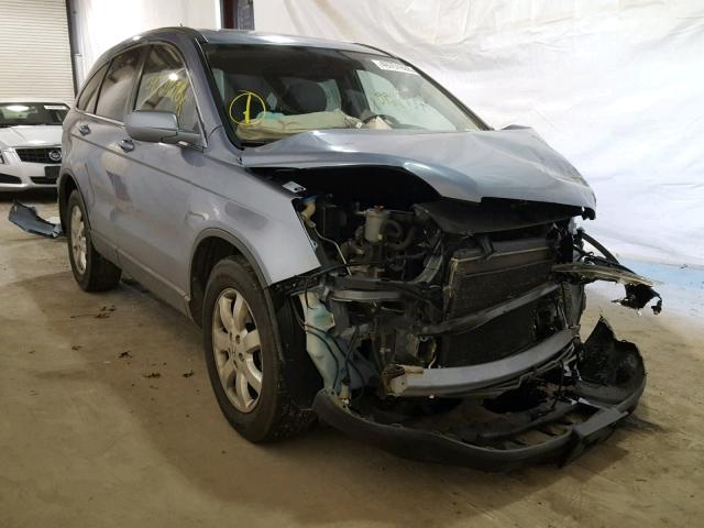 JHLRE48707C081286 - 2007 HONDA CR-V EXL BLUE photo 1