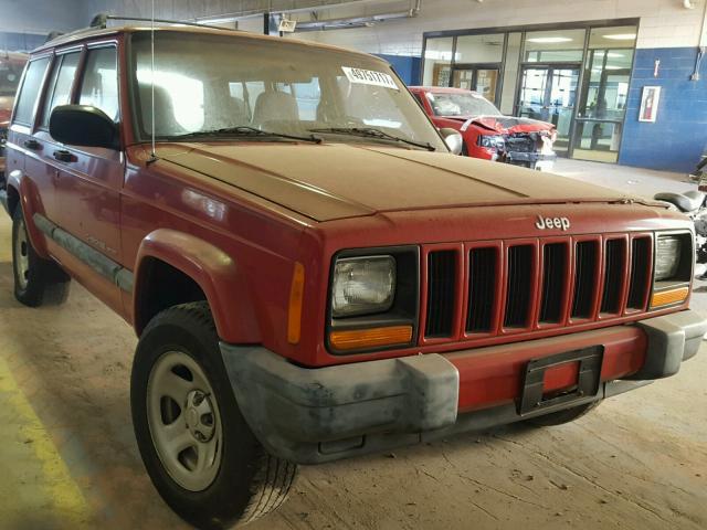 1J4FT48S81L511982 - 2001 JEEP CHEROKEE S RED photo 1