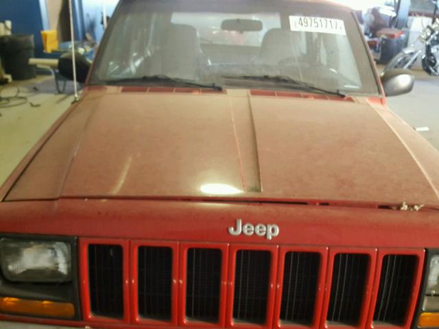 1J4FT48S81L511982 - 2001 JEEP CHEROKEE S RED photo 7