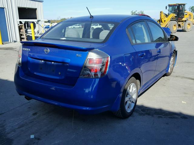 3N1AB6AP3BL630990 - 2011 NISSAN SENTRA 2.0 BLUE photo 4