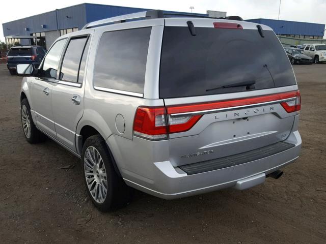 5LMJJ2JT8HEL02858 - 2017 LINCOLN NAVIGATOR 银色 照片 3