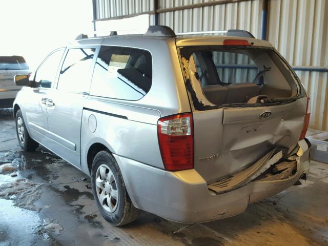 KNDMB233366043475 - 2006 KIA SEDONA EX SILVER photo 3