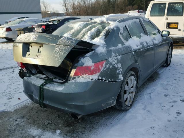 1HGCP2F8XAA145528 - 2010 HONDA ACCORD EXL GREEN photo 4