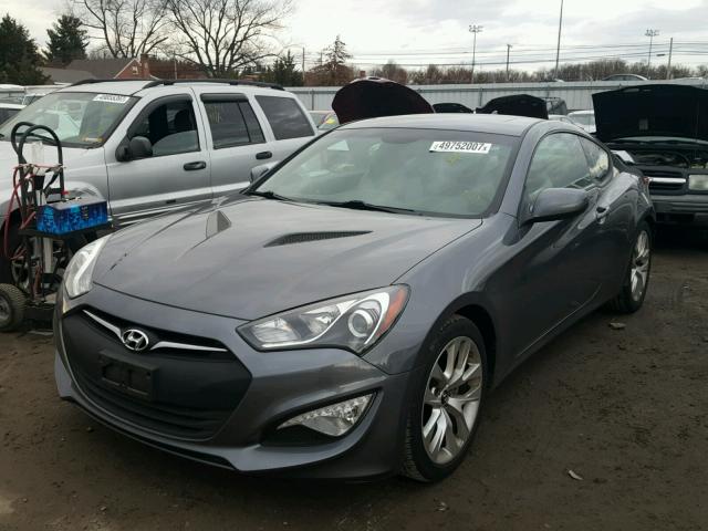 KMHHT6KD6EU114402 - 2014 HYUNDAI GENESIS CO GRAY photo 2