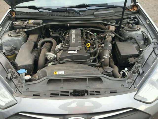 KMHHT6KD6EU114402 - 2014 HYUNDAI GENESIS CO GRAY photo 7