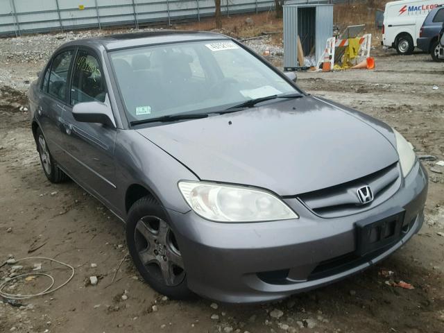 2HGES26704H541049 - 2004 HONDA CIVIC EX GRAY photo 1