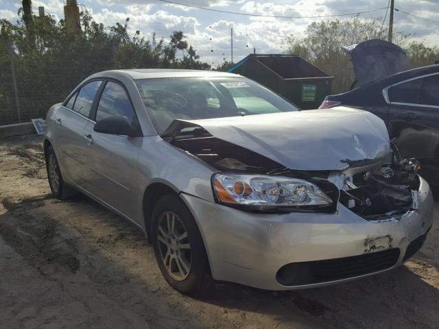 1G2ZG528454179635 - 2005 PONTIAC G6 SILVER photo 1