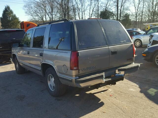 1GKEC13R9XJ789822 - 1999 GMC YUKON TAN photo 3