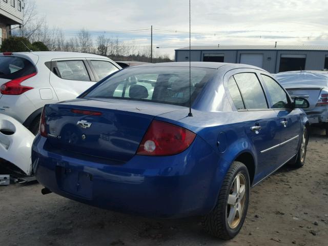 1G1AZ52F157609114 - 2005 CHEVROLET COBALT LT BLUE photo 4