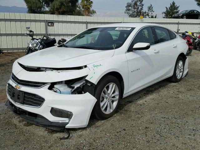 1G1ZD5ST9JF107359 - 2018 CHEVROLET MALIBU LT WHITE photo 2