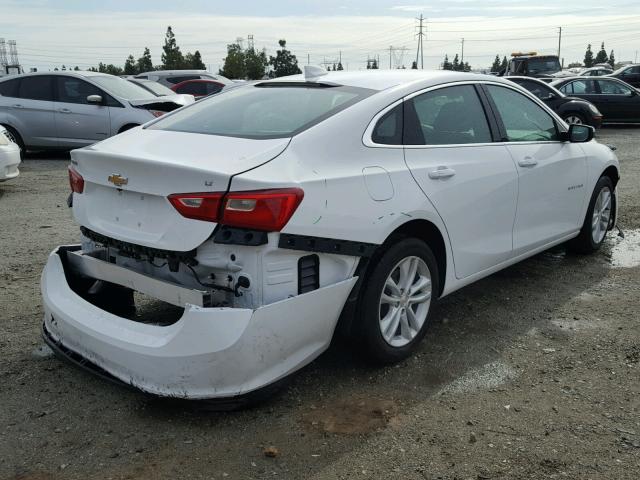 1G1ZD5ST9JF107359 - 2018 CHEVROLET MALIBU LT WHITE photo 4