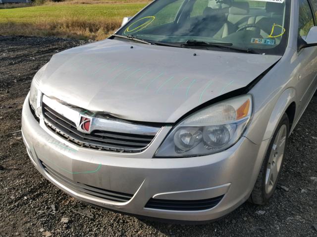 1G8ZS57NX7F294380 - 2007 SATURN AURA XE SILVER photo 9