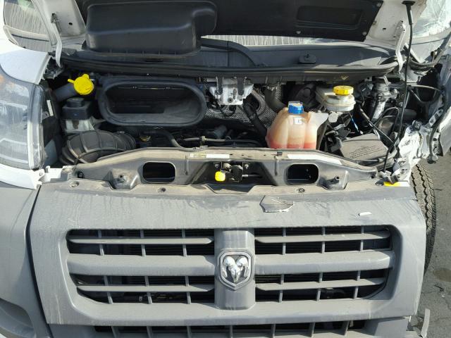3C6TRVNG2GE100115 - 2016 RAM PROMASTER WHITE photo 7