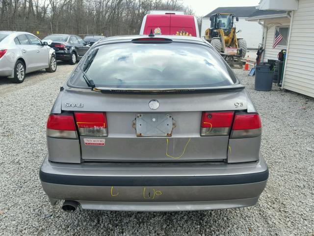 YS3DF58KX27009682 - 2002 SAAB 9-3 SE GRAY photo 9