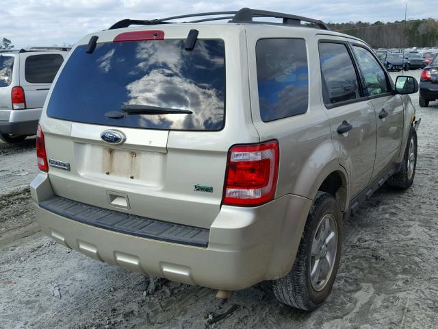 1FMCU0DGXBKB88456 - 2011 FORD ESCAPE XLT GOLD photo 4