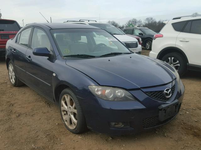 JM1BK32G081152848 - 2008 MAZDA 3 I BLUE photo 1