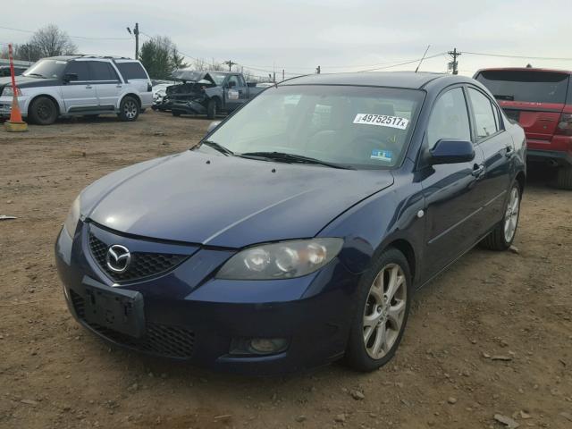 JM1BK32G081152848 - 2008 MAZDA 3 I BLUE photo 9