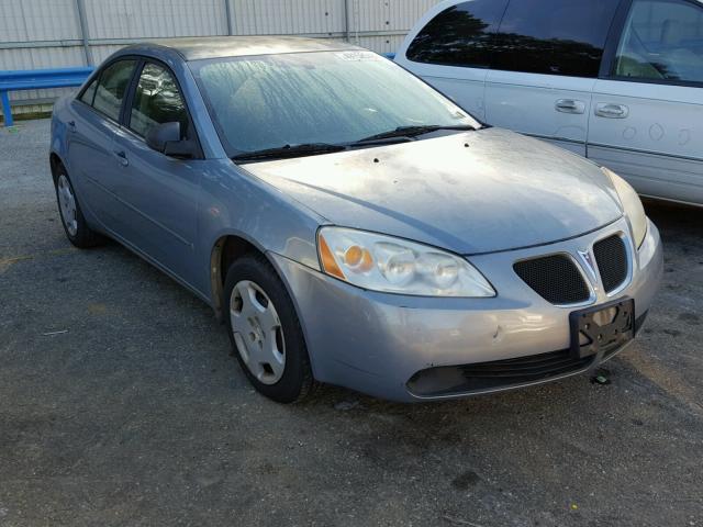 1G2ZF58B074259216 - 2007 PONTIAC G6 VALUE L BLUE photo 1