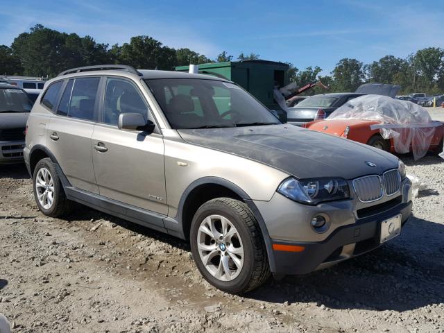 WBXPC934X9WJ27070 - 2009 BMW X3 XDRIVE3 BEIGE photo 1