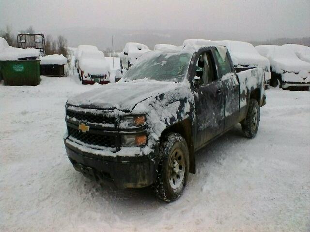 1GCVKPEC0FZ262715 - 2015 CHEVROLET SILVERADO BLACK photo 2